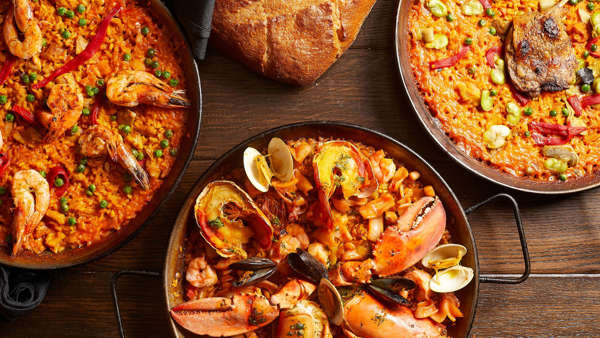 Spain – Paella, Ham, Tapas and Sangria