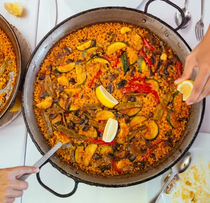 Spain – Paella, Ham, Tapas and Sangria